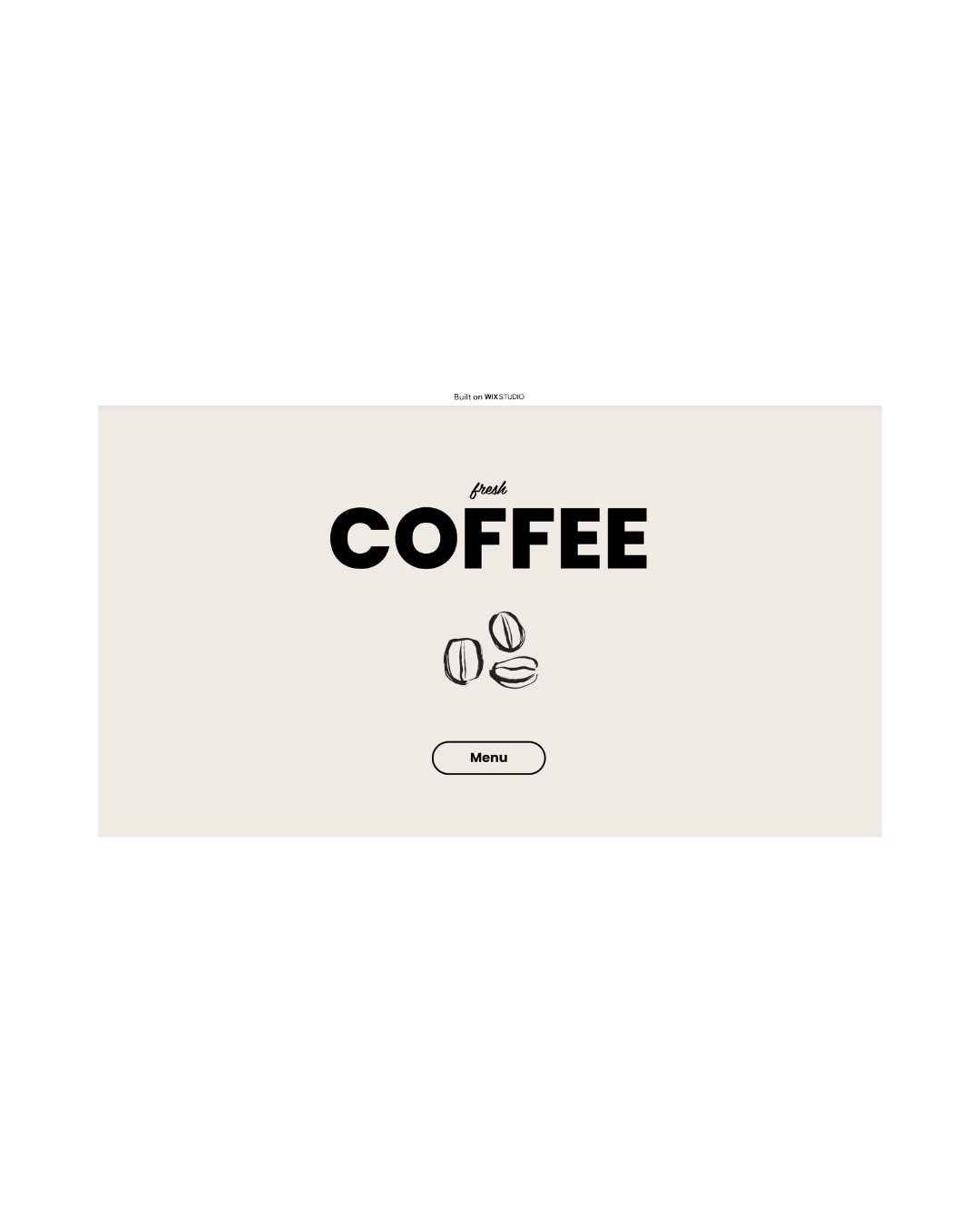 Menu Wix Website Template