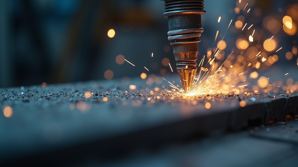 Close-up view of diamond-coated wire used in industrial cutting