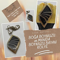 Boğa ve Manda Boynuzu Bayan Kolye
