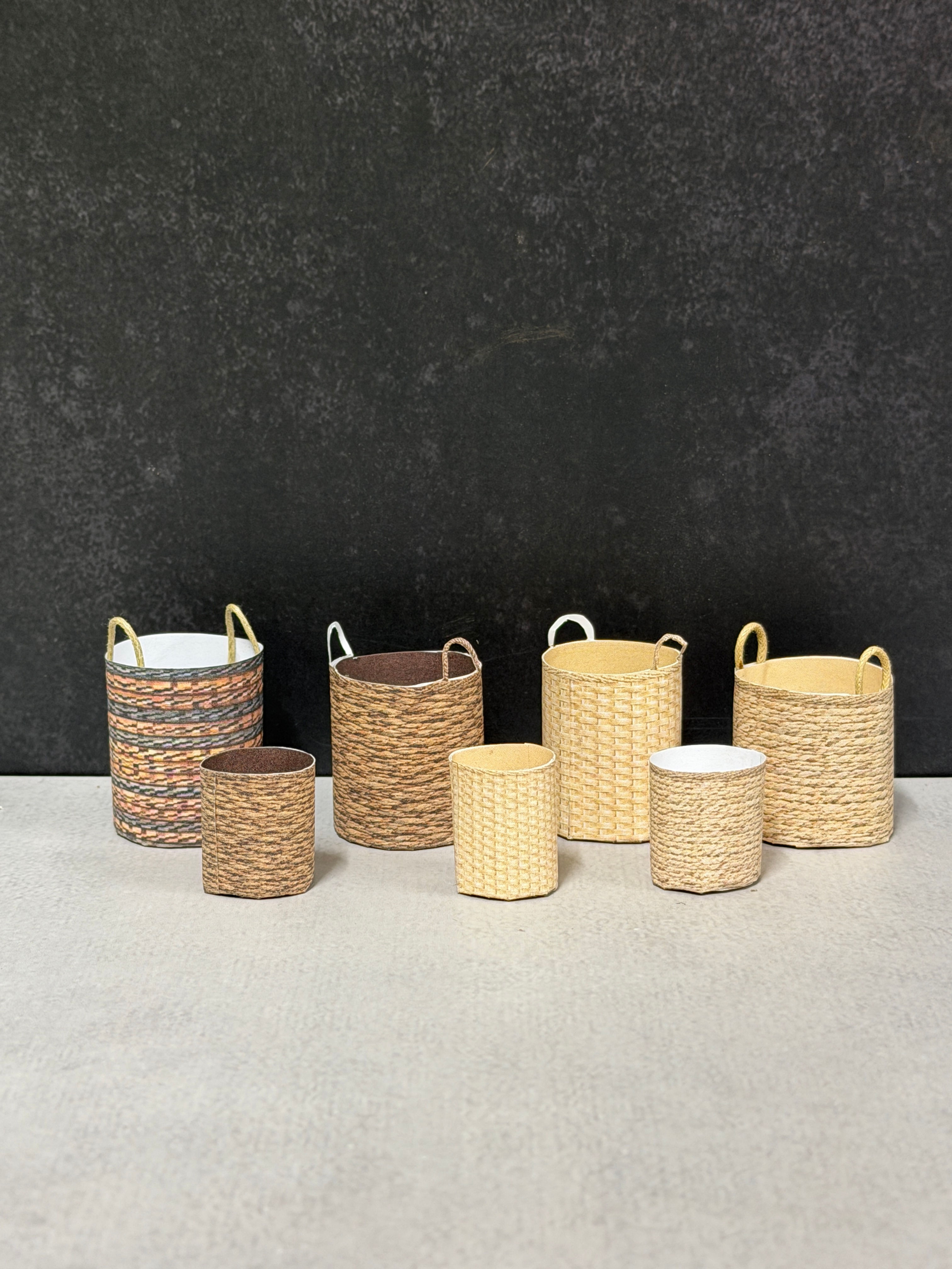 DIY Storage Baskets x7