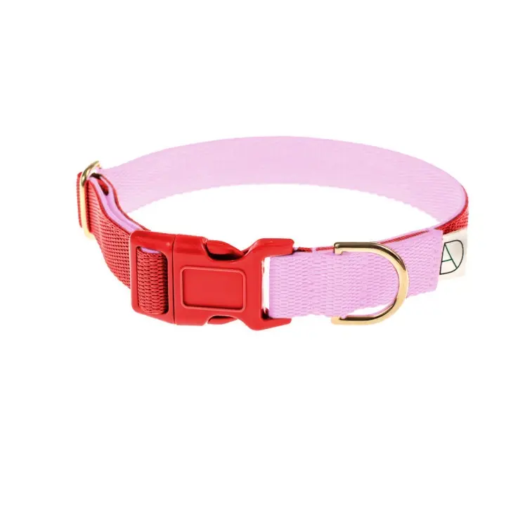 Thumbnail: Doggie Apparel Double Colour Webbing Collars