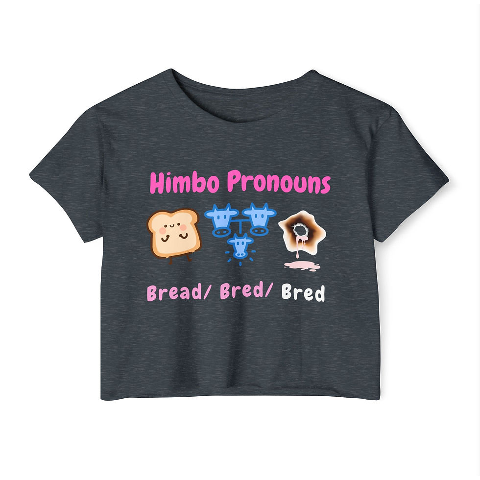 Thumbnail: Himbo Pronouns Crop Top