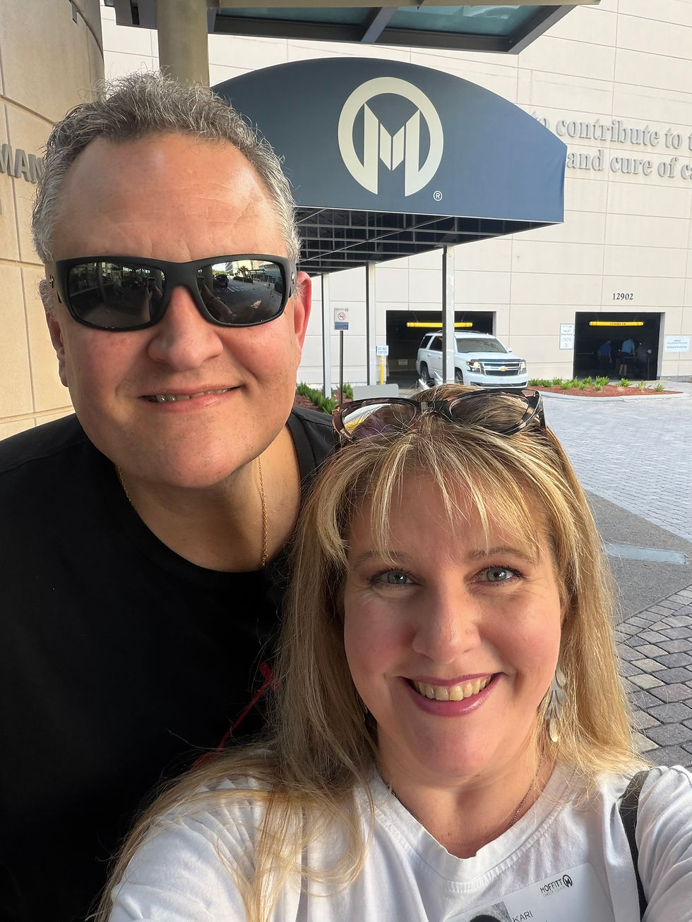 Kari & Paul at the Moffitt Valet