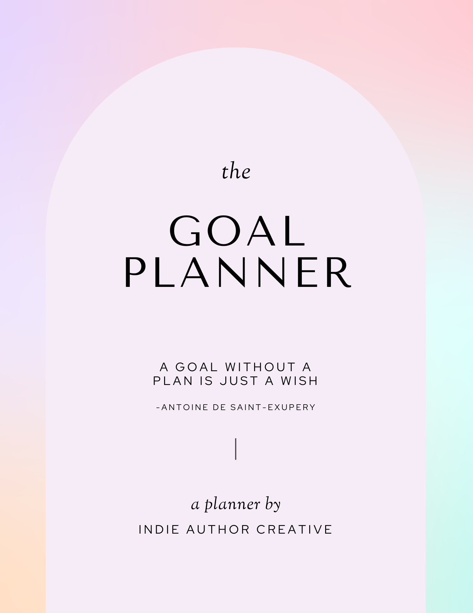 The Goal Planner