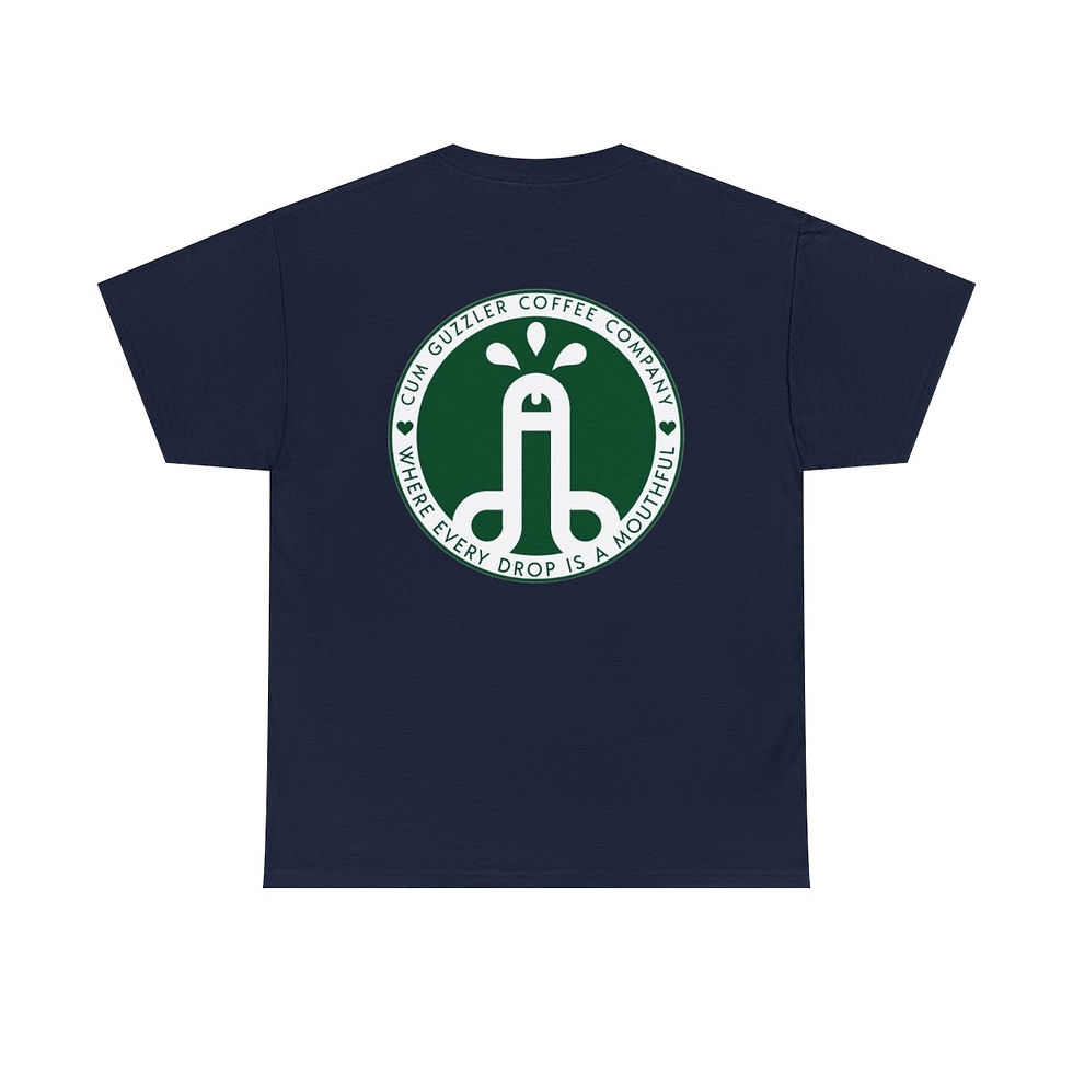 Thumbnail: Coffee Shop logo - Unisex Heavy Cotton Tee
