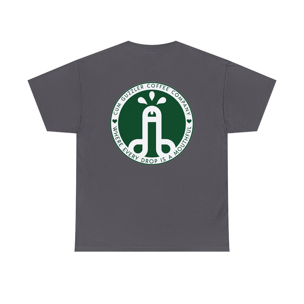 Thumbnail: Coffee Shop logo - Unisex Heavy Cotton Tee