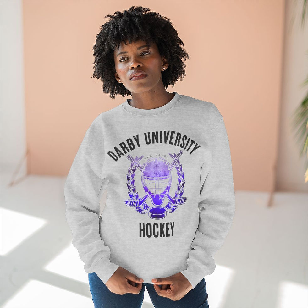 Thumbnail: Darby U - Unisex Premium Crewneck Sweatshirt