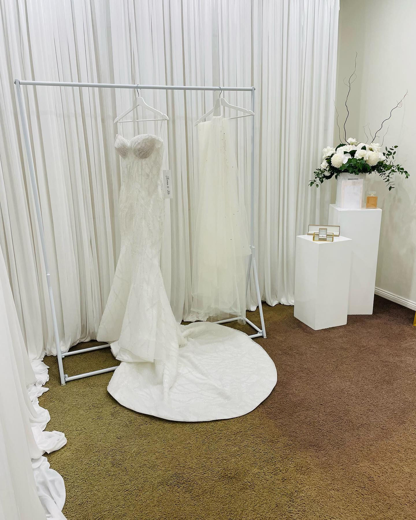 Bridal Room Curtains