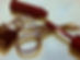 Still life painting of scissors, lock, and lipstick