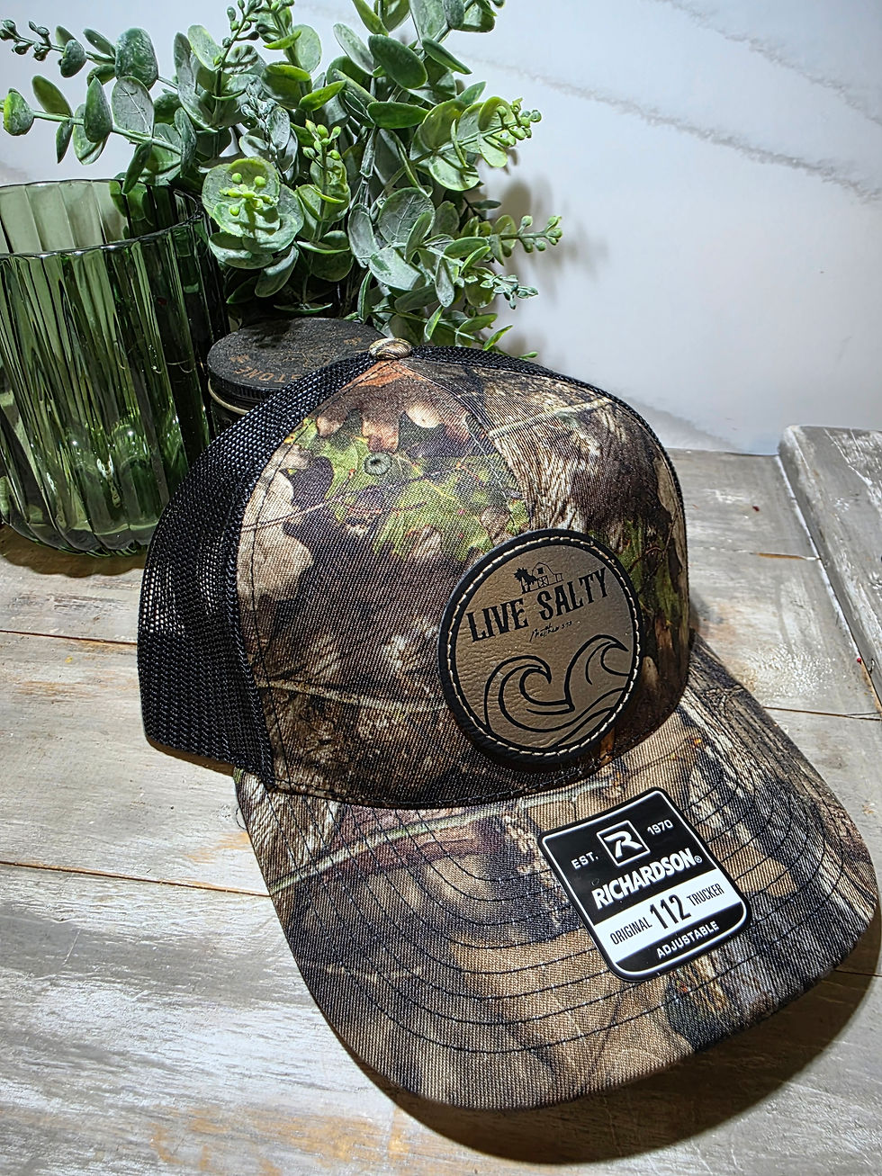 Thumbnail: Structured Trucker Leather Patch Hat - Variety Designs