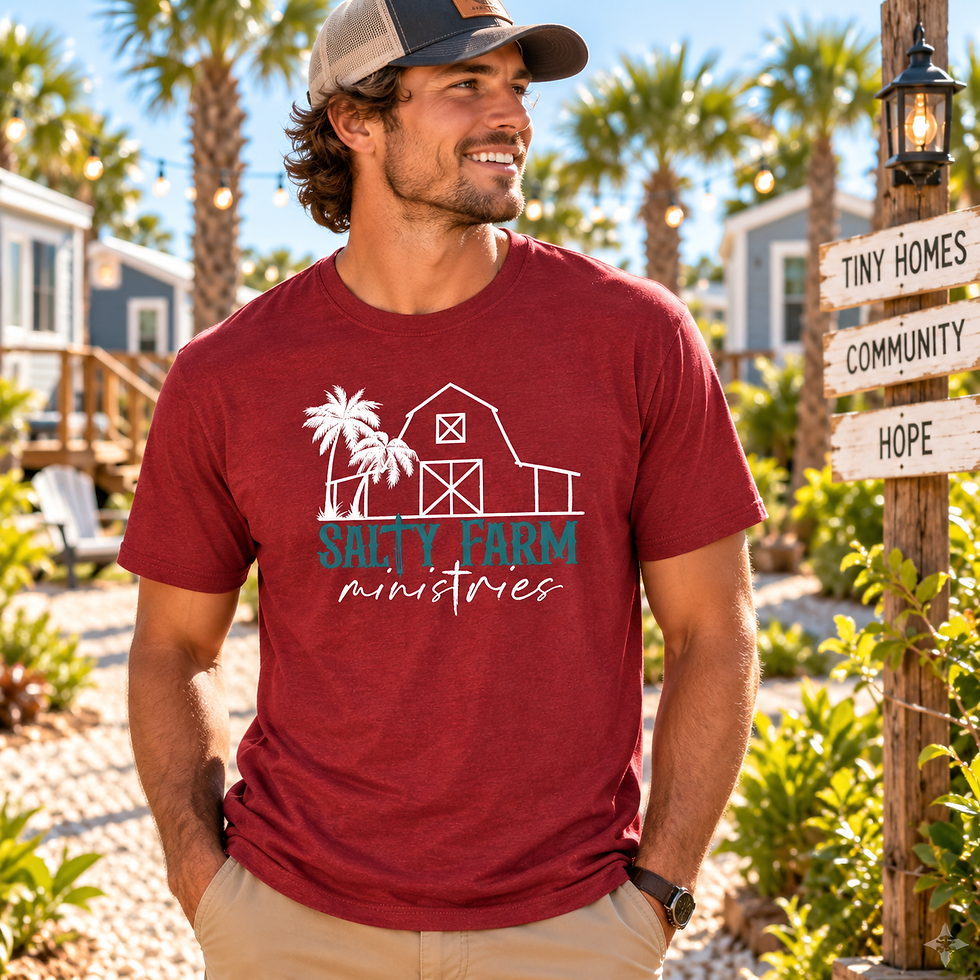 Thumbnail: Salty Farm Barn Softstyle Tee Shirt