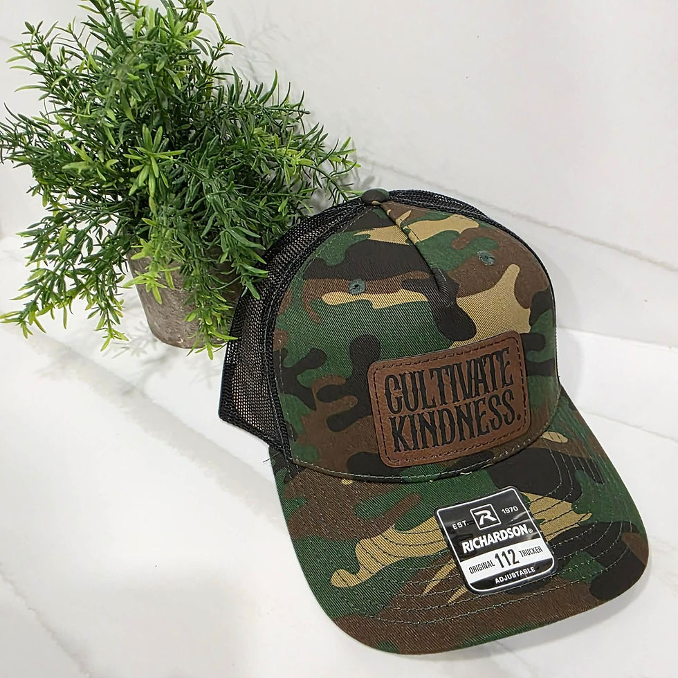 Thumbnail: Structured Trucker Leather Patch Hat - Variety Designs