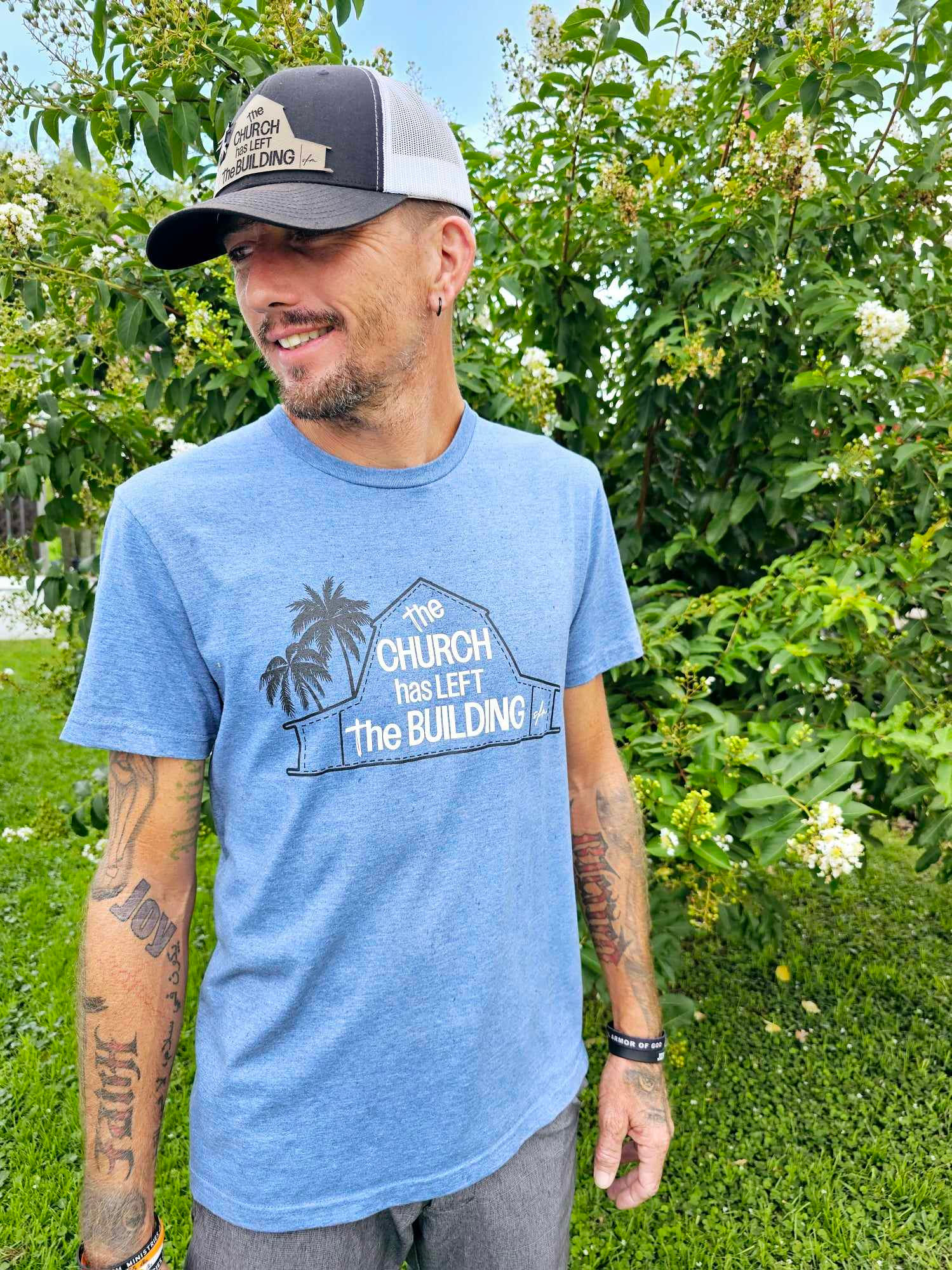 Church Left Building (Barn) Softstyle Tee Shirt