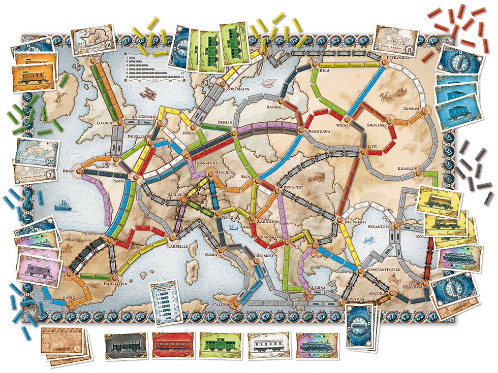 Miniature : LES AVENTURIERS DU RAIL EUROPE