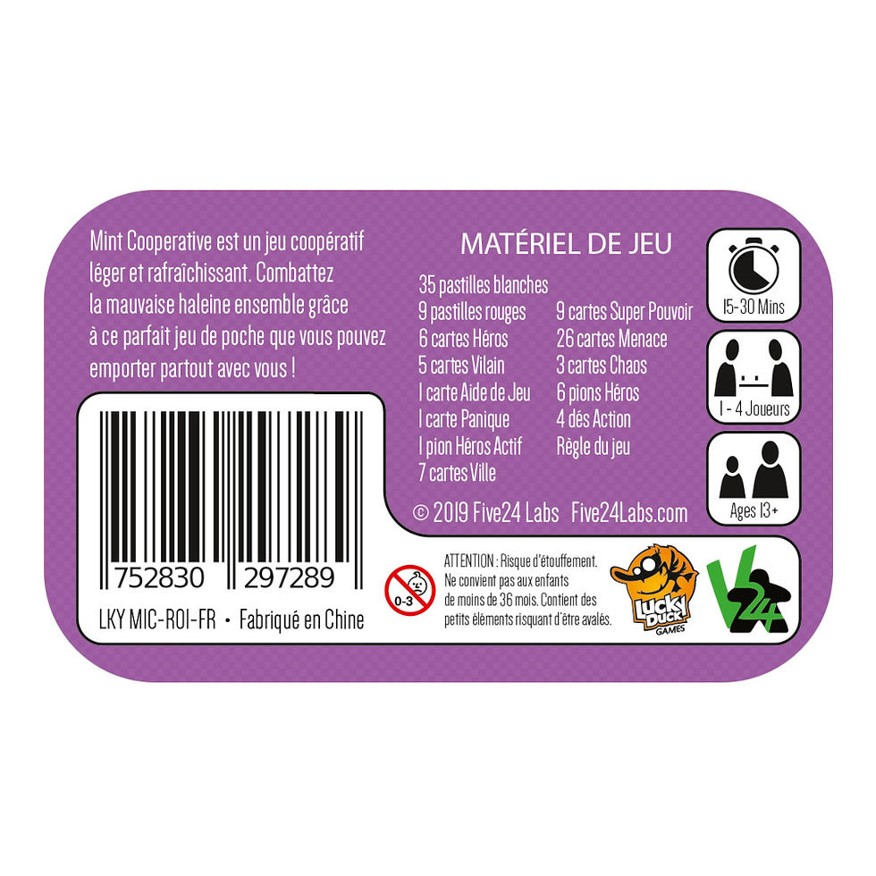 Jeu coopératif Mint Cooperative par Lucky Duck Games