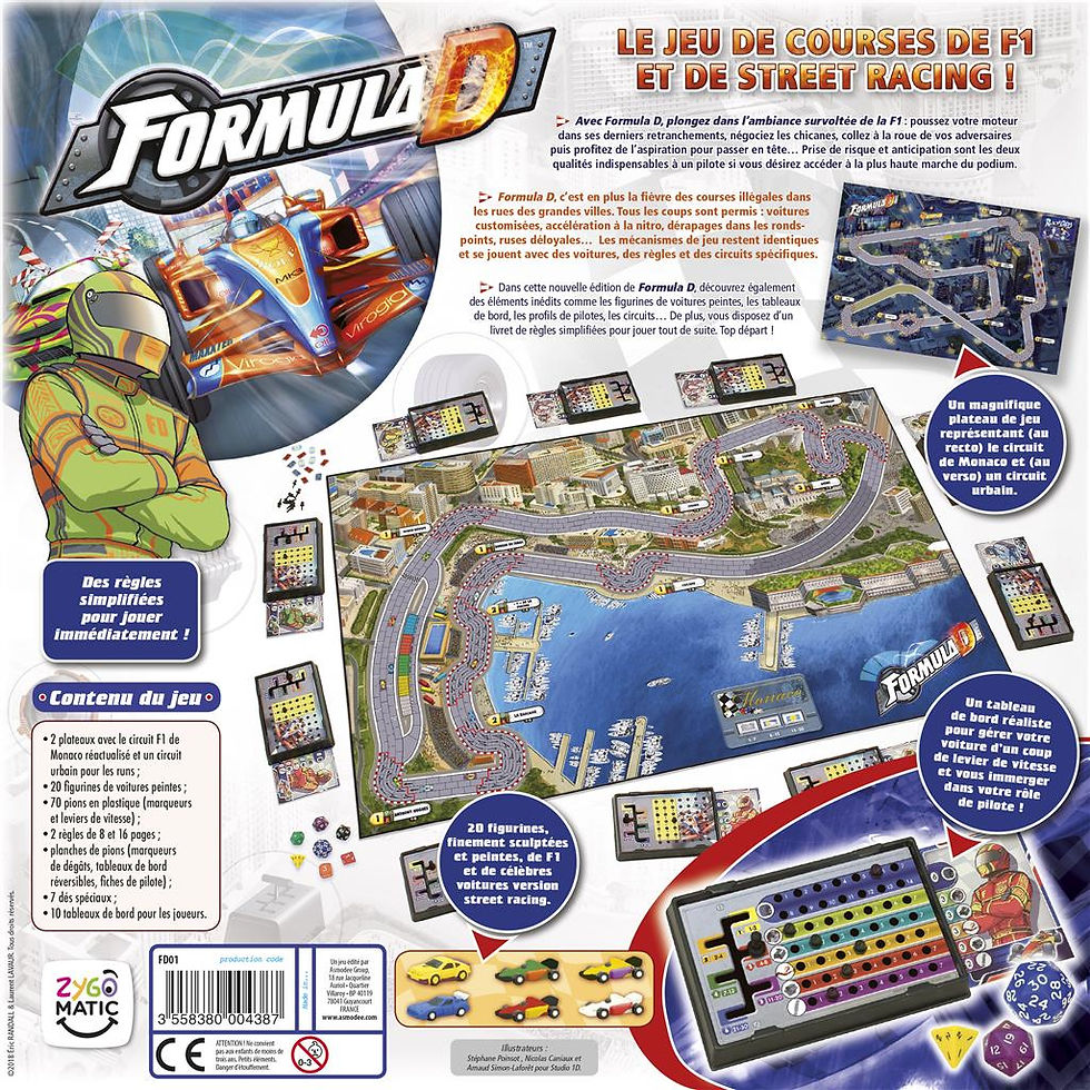 Jeu de course Formula D par Zygomatic