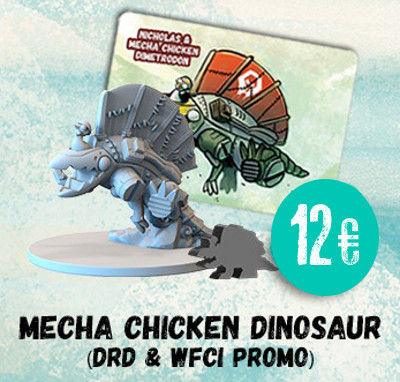 Miniature : Jeu de société Dodos Riding Dinos - Detestable Games