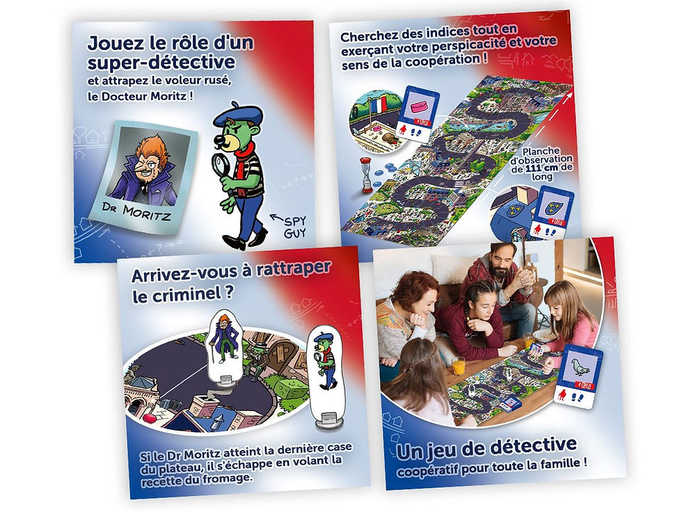 Miniature : Spy Guy est un jeu de cherche et trouve coopératif édité par Trefl