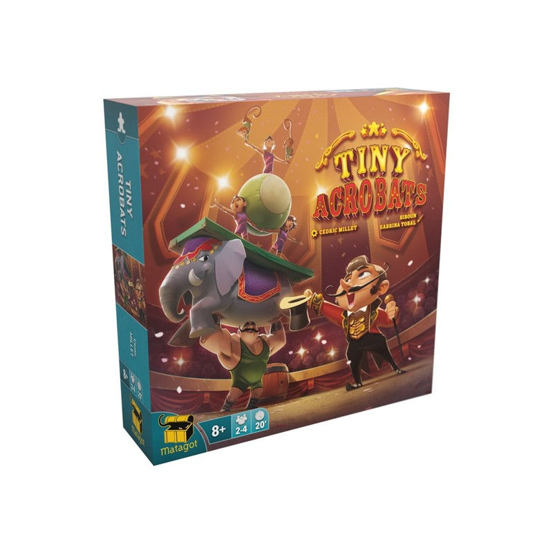 Tiny Acrobats est un jeu d'équilibre et de rapidité signé Matagot