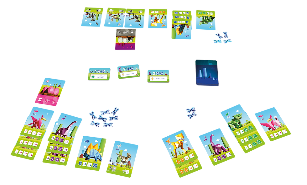 Miniature : CUBOSAURS est un jeu familial de collection de cartes édité par Catch Up Games