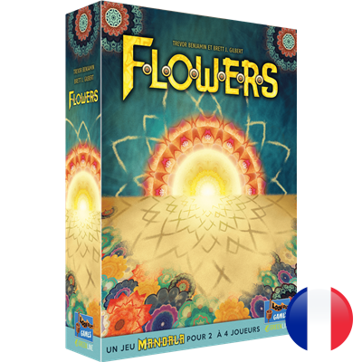 Jeu de société familial Flowers un jeu Mandala par Lookout Games