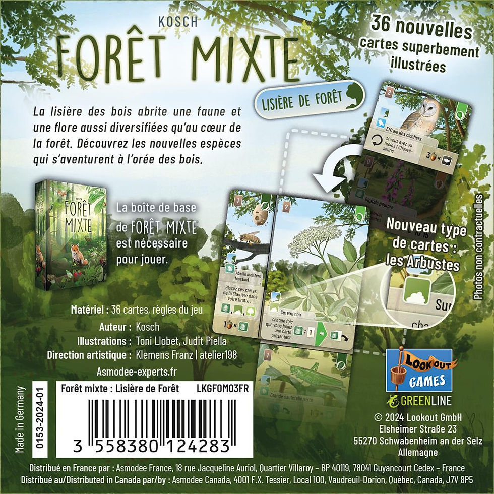 Extension Foret mixte lisière de forêt par Lookout Games