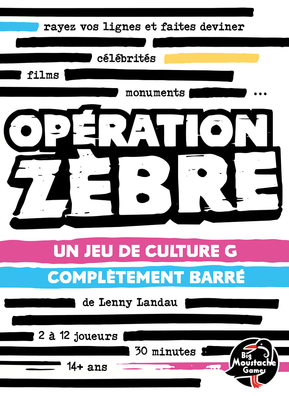 Miniature : Jeu d'ambiance Opération Zèbre par Big Moustache Games