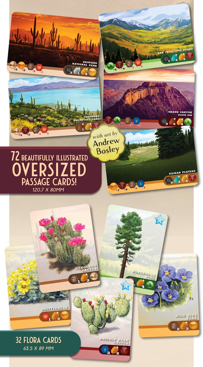 Miniature : Jeu de société expert Trailblazer : The Arizona Trail - Mariposa Games
