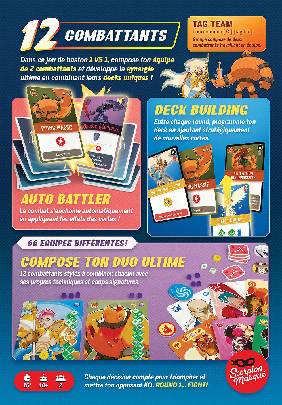 Jeu d'affrontement Tag Team par Le Scorpion Masqué