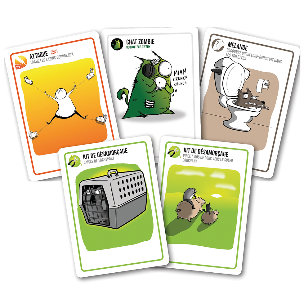 Jeu d'ambiance EXPLODING KITTENS : Edition NSFW Rose