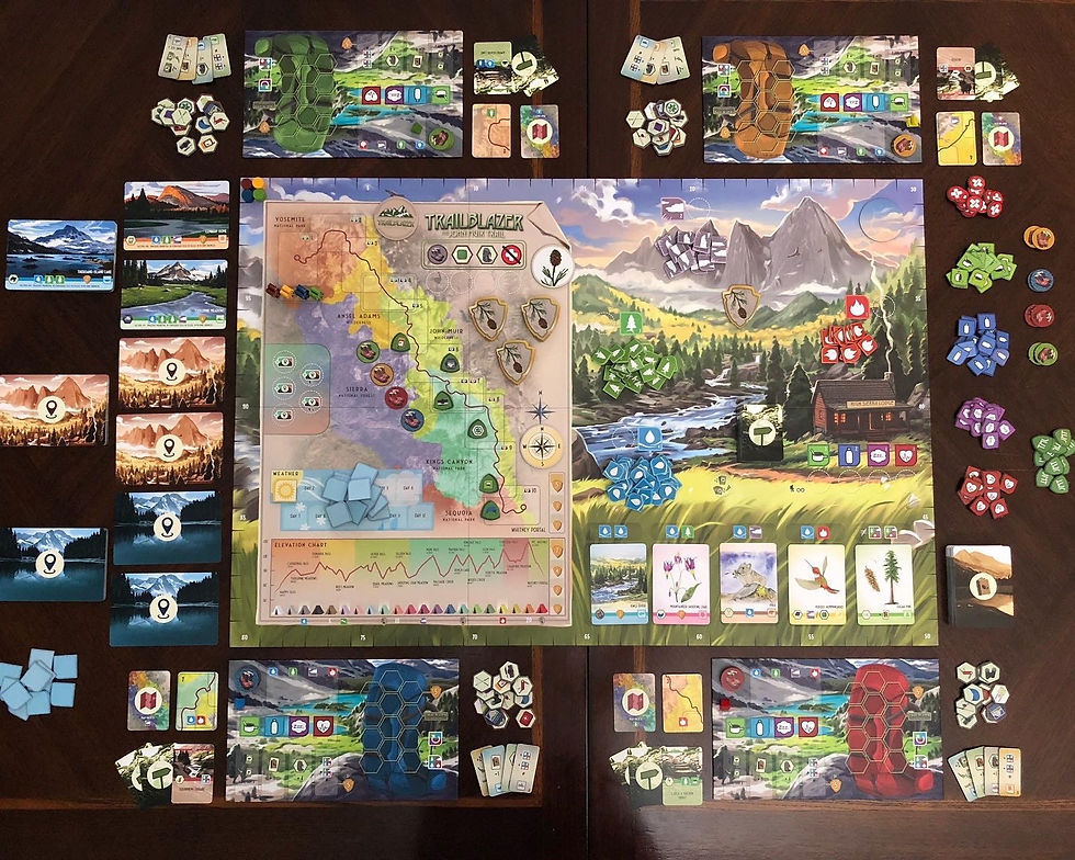 Miniature : Jeu de société expert Trailblazer : The John Muir Trail - Mariposa Games