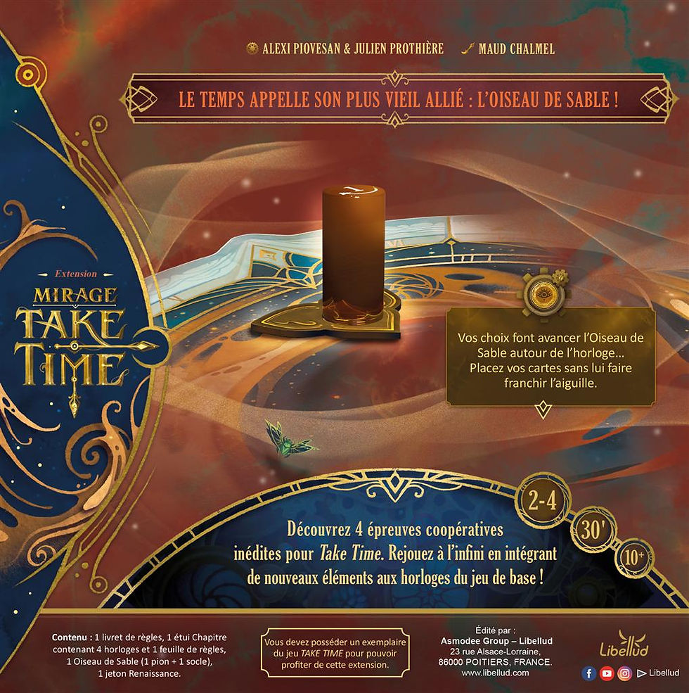Take Time est un jeu coopératif édité par Libellud