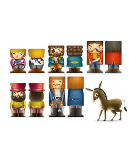 Miniature : jeu de société Les musiciens de brême par Granna