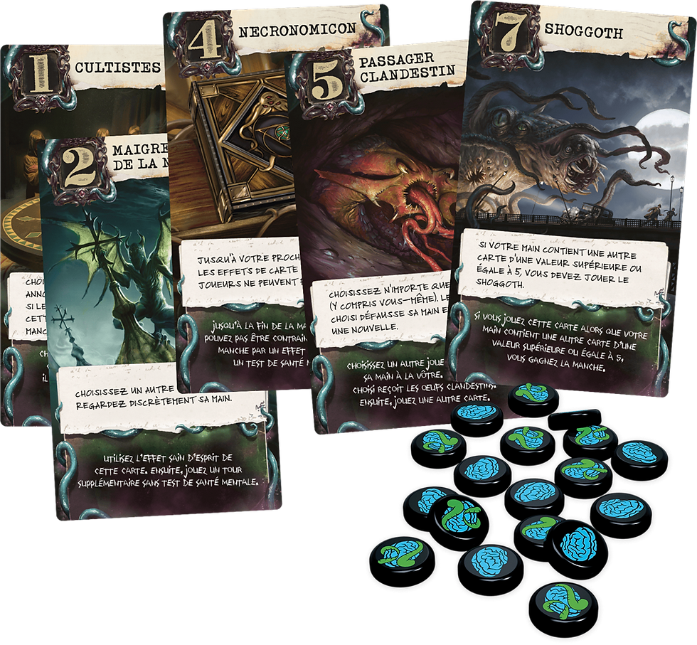 Miniature : HORREUR A ARKHAM : Lovecraft Letter par Z-Man Games