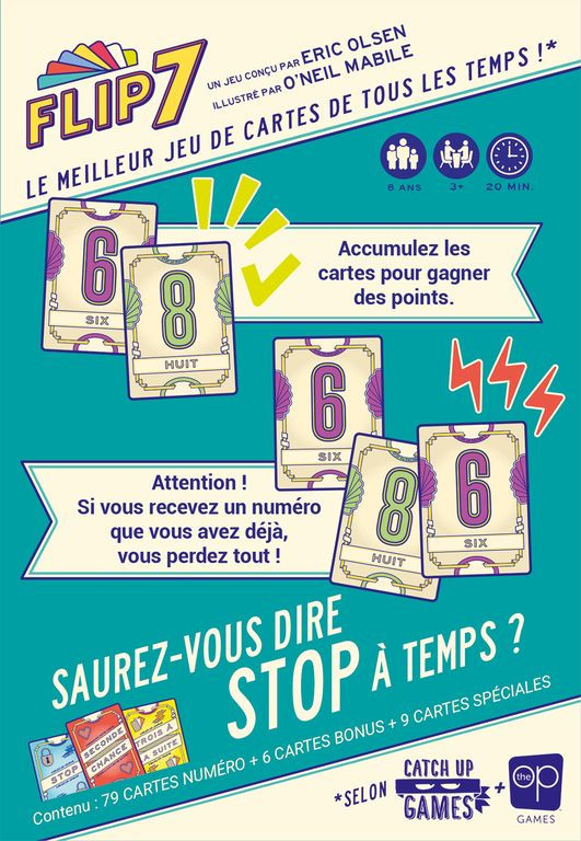 Miniature : Jeu de société Flip 7 par catch up games