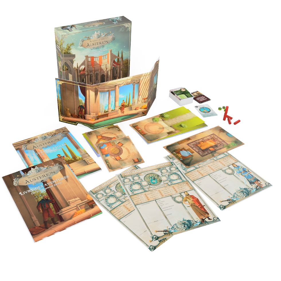 Jeu de rôles Adventures in Austerion II – Intrigants du Royaume par De Architecturart