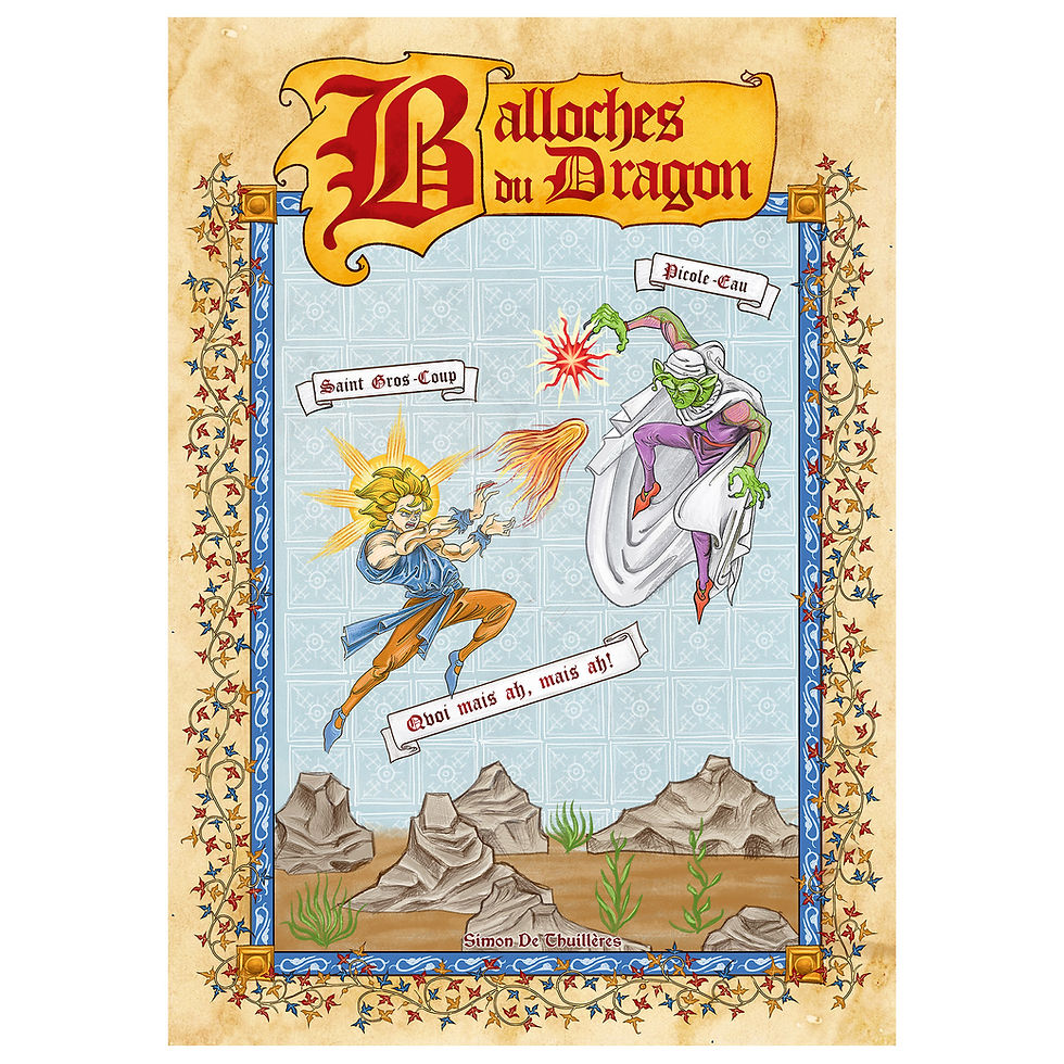 Affiche Simon De Thuillières 30x40 cm
