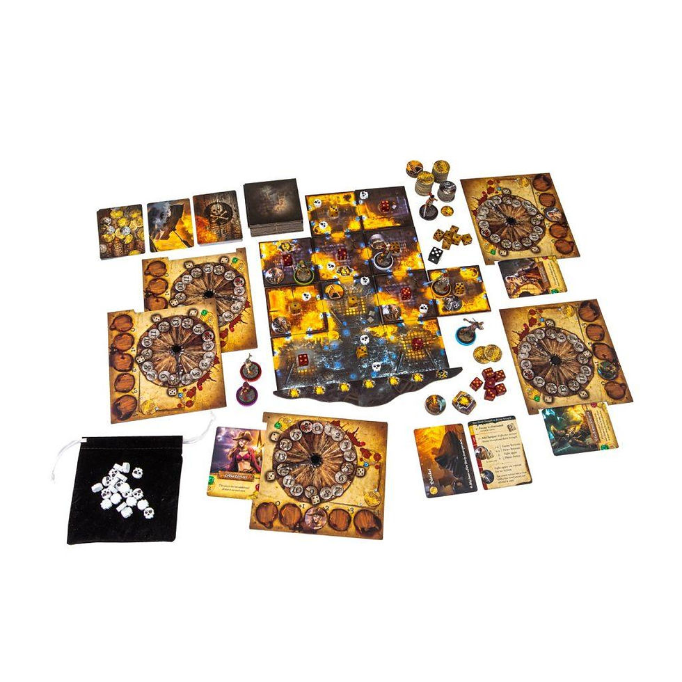 Miniature : Jeu d'aventure coopérative Le Trésor de Davy Jones par Renegade et Origames