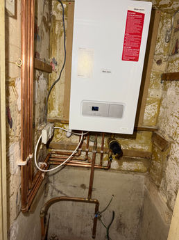 A new boiler installed