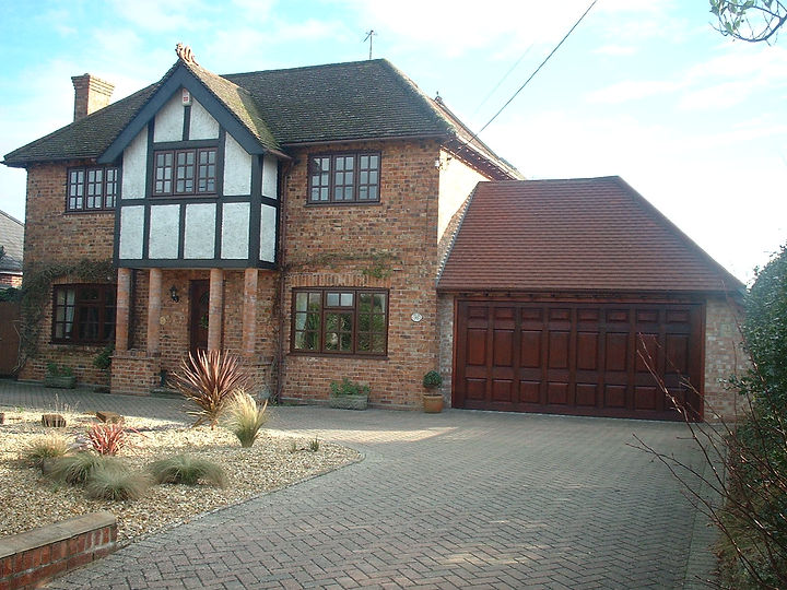 Large house with double garage