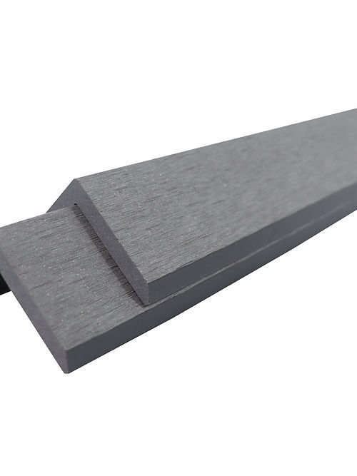 Thumbnail: Stacked Light Grey Decking Trim – Composite 3m Length