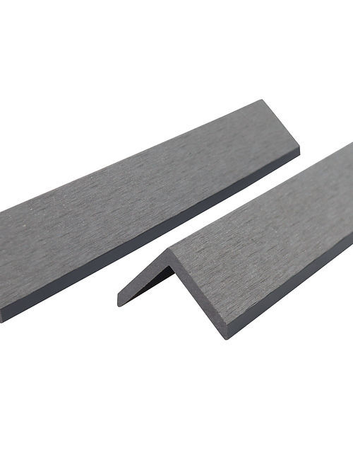 Two Light Grey Decking Trim – Composite 3m Length side view