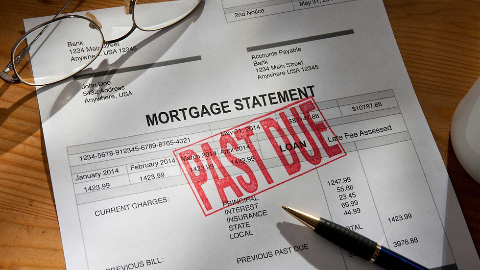 mortage payment past due