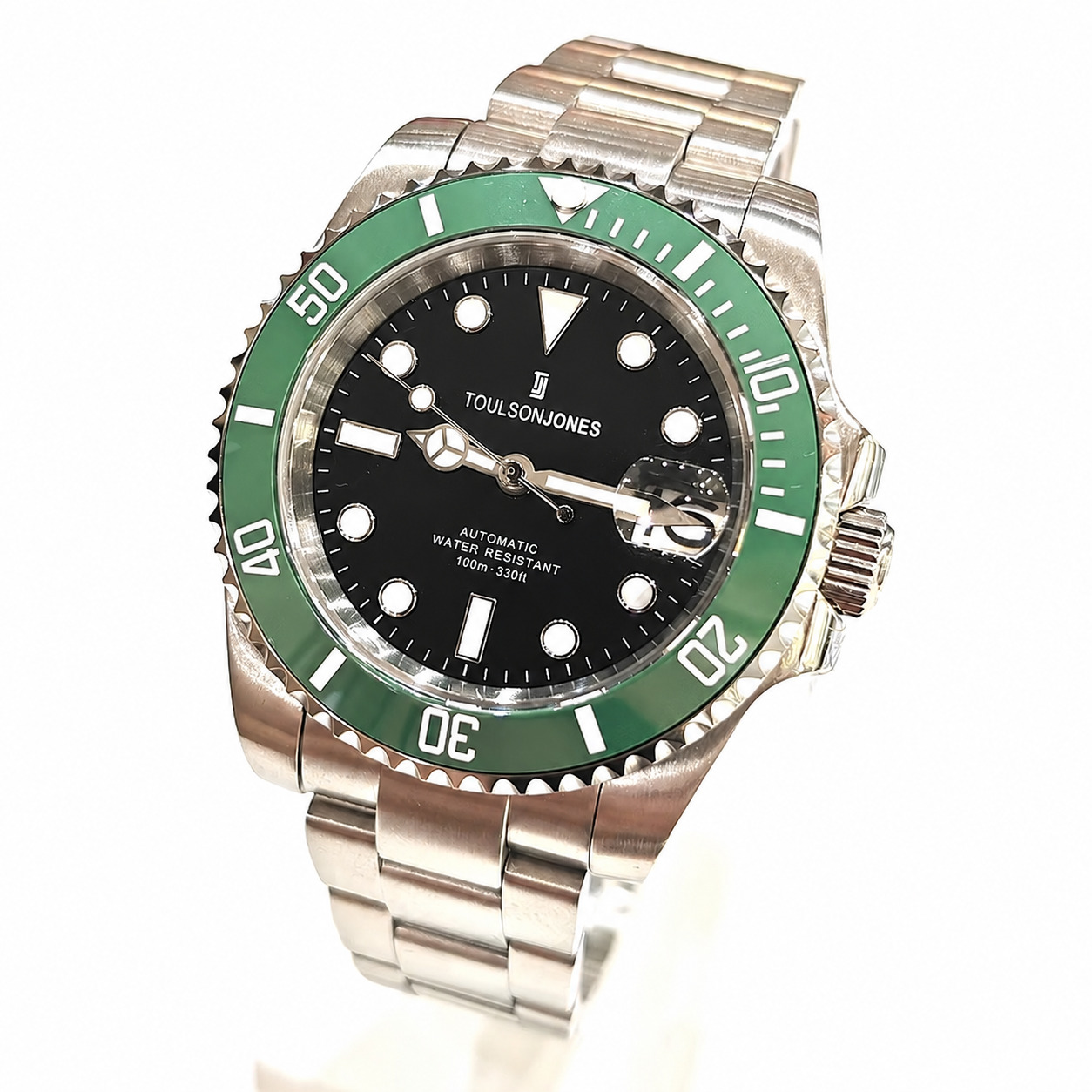 Toulson Jones Sport Collection Diver Green & Black, TJ1010.