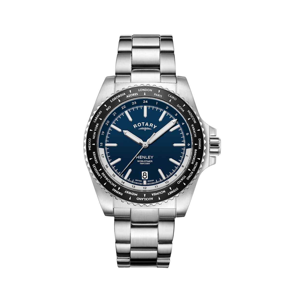 Rotary Worldtimer GB05370/88