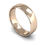 Thumbnail: 9ct Gold Slight Court Wedding Bands, WBL 6mm.