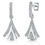 Thumbnail: Jools Sterling Silver CZ drop earrings kpe2677