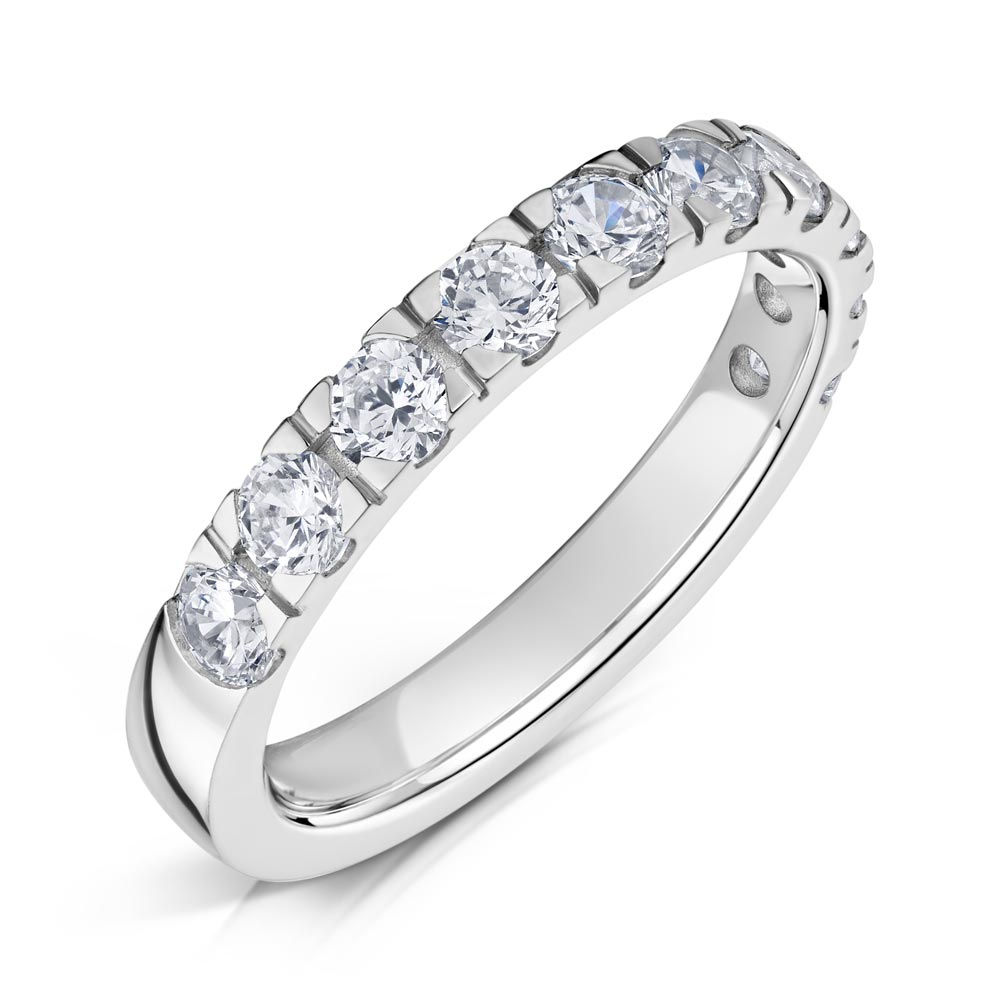 Diamond Eternity Ring 0.50cts, 18ct White Gold.