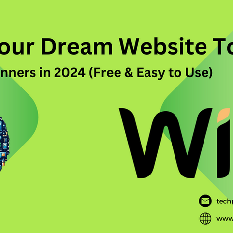 Build Your Dream Website Today: Wix for Beginners in 2024 (Free & Easy to Use)
