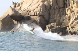 Jeremy in Barra on a 5' 7"